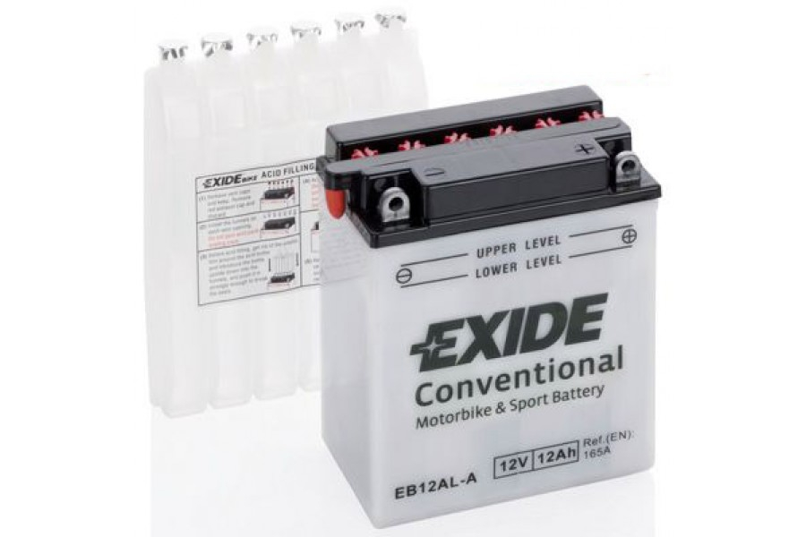 Аккумулятор Exide EB12AL-A (12 A/h), 165A R+